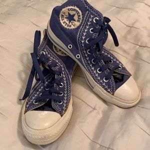 Converse All Stars Chuck Taylor denim stitched 7.5